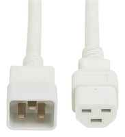 EATON TRIPP LITE P035-004-AWH Cable de Alimentación, IEC 320 C20 to IEC 320 C21, 1.22 m, 20 A, 250 VAC, Blanco