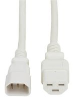 EATON TRIPP LITE P037-002-AWH Cable de Alimentación, IEC 320 C14 to IEC 320 C21, 610 mm, 15 A, 250 VAC, Blanco