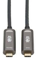 EATON TRIPP LITE U420F-15M-D321 USB Cable, Type C Plug to Type C Plug, 15 m, 49.2 ft, USB 3.2, Black