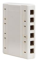 EATON TRIPP LITE N082-012-WH Placa Frontal, Surface Mount Box, Keystone Jacks, 12, ABS (Acrilonitrilo Butadieno Estireno)