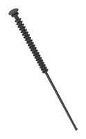 Fan Accessory, Silicone Rubber, Black, Fan Mount Rivet, 0.394 in to 2.008 in Thickness Fans