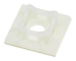 ESSENTRA COMPONENTS FTH-7A-RT-M Cable Tie Mount, Adhesive, 4.32 mm, Natural, Nylon 6.6 (Polyamide 6.6), 25.4 mm, 25.4 mm