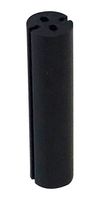 ESSENTRA COMPONENTS LEDS2-4-26 Spacer, Round, PVC (Polyvinylchloride), LED, Black, 0.25" OAL, 0.04" Inner Dia, 0.19" Dia