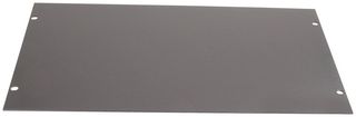 thumbnail image 2 of BUD INDUSTRIES 9U Aluminum Rack Cabinet Panel - 15.75" Black Face Plate (Open Box) 2 of 6