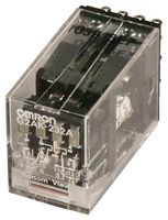 OMRON INDUSTRIAL AUTOMATION G2AK-232A-DC24 Signal Relay, 24 VDC, DPDT, 500 mA, G2AK Series, Socket, Latching Dual Coil