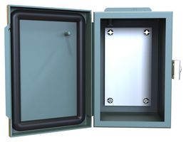 HAMMOND 1414PHKC4LP Metal Enclosure, Hinged Door, Junction Box, Mild Steel, 305 mm, 152 mm, 102 mm, IP54