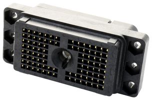 ITT CANNON DL2-96RW4B Connector, ITT Cannon DL Series, 96 Contacts, 2.54 mm, Receptacle, Wire Wrap, 8 Rows