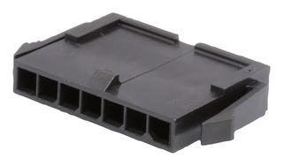 MOLEX 43640-0700 Connector Housing, Black, Micro-Fit 3.0 43640 Series, Plug, 7 Positions, 3 mm