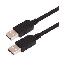 L-COM CSUZAA-5M Cable USB, Tipo A Macho a Tipo A Macho, 5 m, 16.4 ft, USB 2.0, Negro