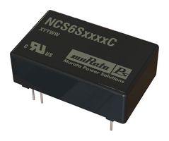 MURATA POWER SOLUTIONS NCS6S1203C Convertidor CD/CD Pasante Aislado, ITE, DIP, 4:1, 6 W, 1 Salida, 3.3 V