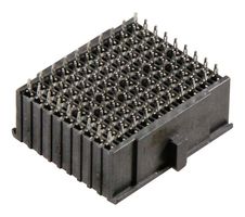 TE CONNECTIVITY 2000896-1 Connector, Fortis Zd Series, 90 Contacts, 1.9 mm, Receptacle, Press Fit, 9 Rows