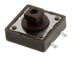 E-SWITCH TL3300AF160Q Tactile Switch, SPST-NO-DM, TL3300 Series, Top Actuated, Surface Mount, Plunger for Cap, 160 gf