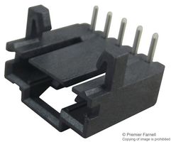 TE CONNECTIVITY - AMP 5-103672-4. Cabezal de Pin, Ángulo Recto, Cable-a-Tarjeta, 2.54 mm, 1 Líneas, 5 Contactos