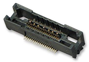 TE CONNECTIVITY - AMP 5767054-1 Mezzanine Connector, Receptacle, 0.64 mm, 1 Rows, 38 Contacts, Surface Mount, Copper Alloy