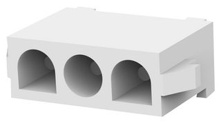 AMP - TE CONNECTIVITY 641966-1. Conector Rectangular de Potencia, Recto, 3 Contactos, MATE-N-LOK Series, Montaje en PCB