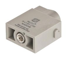 HARTING 19410012700 Heavy Duty Connector, Han-Modular Series, Module, 1 Contact, Receptacle, Screw Socket