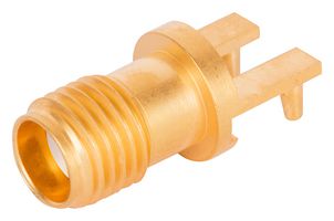 AMPHENOL SV MICROWAVE 2921-00037 RF / Coaxial Connector, SMA Coaxial, Right Angle Jack, Board Edge / End Launch, 50 ohm