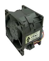 DELTA ELECTRONICS GFB0812ES-E Ventilador axial de CD, 12 V, Cuadrado, 80 mm, 56 mm, Rodamiento de bolas, 136 CFM