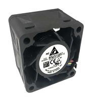 DELTA ELECTRONICS PFB0412EN-E DC Axial Fan, 12 V, Square, 40 mm, 28 mm, Ball Bearing, 38 CFM