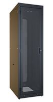 HAMMOND C4RR247736SBK1 Rack Cabinet, Server, C4RR Series, 44U, 83.75 ", 24 ", 36 "