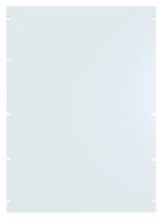 HAMMOND PBPA19026WH Blank Panel, Rack, White, Aluminum, 15U, 19" W x 26.22" H, PBPA Series