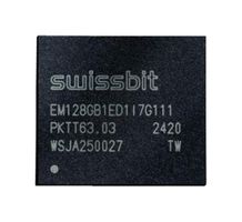 SWISSBIT SFEM064GB1ED1TO-A-6F-111-STD Flash Memory, 3D TLC NAND, 64 GB, BGA, 153 Pins
