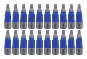 WIHA 70065 Impact Bits, 1/4", #2 Square, 20 Pieces, TerminatorBlue Series