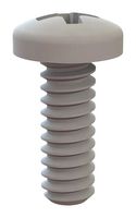 ESSENTRA COMPONENTS 010632PW037 Screw, Phillips, Pan Head, 6-32 Thread, 9.5mm Length, Nylon 6.6