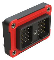 AMPHENOL SINE/TUCHEL ARC13-24PC-CG01SP1 Automotive Connector, Key C, ARC Series, Right Angle Receptacle, 24 Contacts, Solder Pin