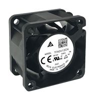 DELTA ELECTRONICS TFA0412CN-CN DC Axial Fan, 12 V, Square, 40 mm, 28 mm, Ball Bearing, 25.29 CFM