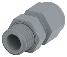 TE CONNECTIVITY - ENTRELEC 1SNG601011R0000 Cable Gland, M12 x 1.5, 3 mm, 6.5 mm, Nylon 6 (Polyamide 6), Gray, IP68