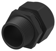 ENTRELEC - TE CONNECTIVITY 1SNG601180R0000 Cable Gland, 1" NPT, 18 mm, 25 mm, Nylon 6 (Polyamide 6), Black, IP68