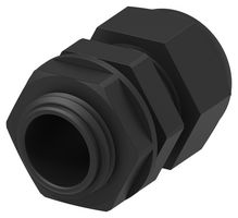 ENTRELEC - TE CONNECTIVITY 1SNG626123R0000 Cable Gland, 1/2" NPT, 6 mm, 12 mm, Nylon 6 (Polyamide 6), Gray, IP68