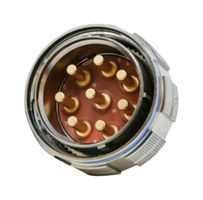 AMPHENOL AEROSPACE HV06RF25-58R Circular Connector, RADSOK, HV Series, MIL-DTL-38999 Series, Straight Plug, 8 Contacts