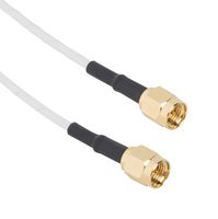 AMPHENOL RF 095-902-601-006 RF / Coaxial Cable Assembly, 6 ", 152 mm, RG188, SMA Plug, SMA Plug, 50 ohm