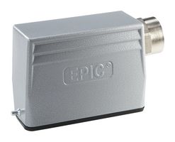 LAPP 105645NP Heavy Duty Connector, 3/4" NPT, Hood, Side Entry, Aluminum Alloy Body, 1 Lever, 16A