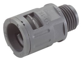 LAPP 61800745 Cable Gland, 1/2" NPT, 17 mm, 21.2 mm, Nylon 6 (Polyamide 6), Black, IP68, IP69K