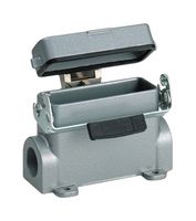 LAPP 704852NP Heavy Duty Connector, 1/2" NPT, Base, Surface Mount, Aluminum Alloy Body, 1 Lever, 16A