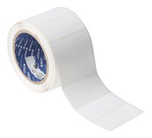 BRADY J40-7-2618 Label, Die Cut, 1.25" Width x 2.75" Length, White, Polyester, J4000 Series Color Label Printers