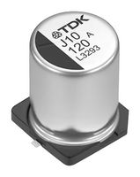 TDK B40910A8107M000 Hybrid Aluminium Electrolytic Capacitor, 100 µF, ± 20%, 63 V, Radial Can - SMD, 0.022 ohm