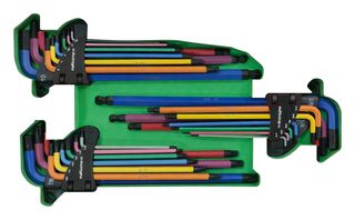 MULTICOMP PRO MP015768 27-PIECE HEX KEY WRENCH SET EXTRA LONG, METRIC, TORX AND IMPERIAL SIZES ROHS COMPLIANT: NA