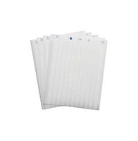 BRADY LAT-1-747-10 Label, Identification, Laser Printable, 6.35 mm, 7.62 mm, Polyester, White