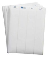 BRADY LAT-10-747-10 Label, Identification, Laser Printable, 6.35 mm, 47.63 mm, Polyester, White
