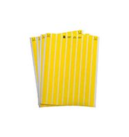 BRADY LAT-29-747-10-YL Label, Identification, Laser Printable, 5.08 mm, 16.51 mm, Polyester, Yellow