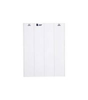 BRADY LAT-40-799-5 Label, Identification, Laser Printable, 19.05 mm, 12.7 mm, Nylon Cloth, White