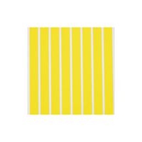 BRADY LAT-5-747-10-YL Label, Identification, Laser Printable, 12.7 mm, 20.32 mm, Polyester, Yellow