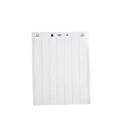 BRADY LAT-8-747-10 Label, Identification, Laser Printable, 9.53 mm, 25.4 mm, Polyester, White