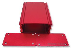 BOX ENCLOSURES B1-080RD Metal Enclosure, Optional Sealing Kit SK-1, Small, Extruded Aluminum, 30.48 mm, 63.5 mm, 81.3 mm