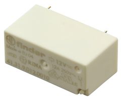 FINDER 41.31.9.012.0010 Power Relay, SPDT, 12 VDC, 12 A, 41 Series, Through Hole, DC