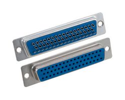 L-COM SD50S Conector D Sub, Estándar, Receptáculo eléctrico, 50 Contactos, DD, Copa para Soldar
